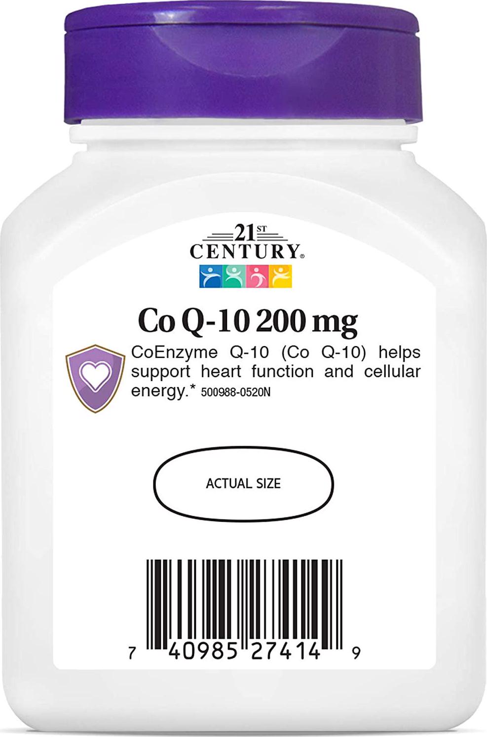 21st Century Co Q10 200 mg Softgels, 90 Count