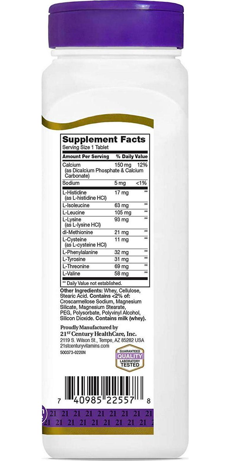 21st Century Daily Amino Acid Tablets, 120 Count