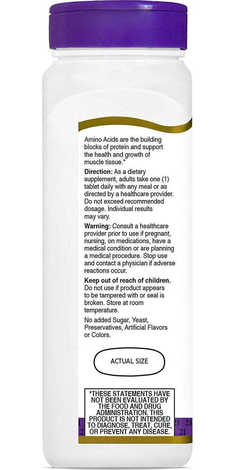 21st Century Daily Amino Acid Tablets, 120 Count