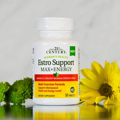 21st Century Estro Support Max + Energy, 30 Count