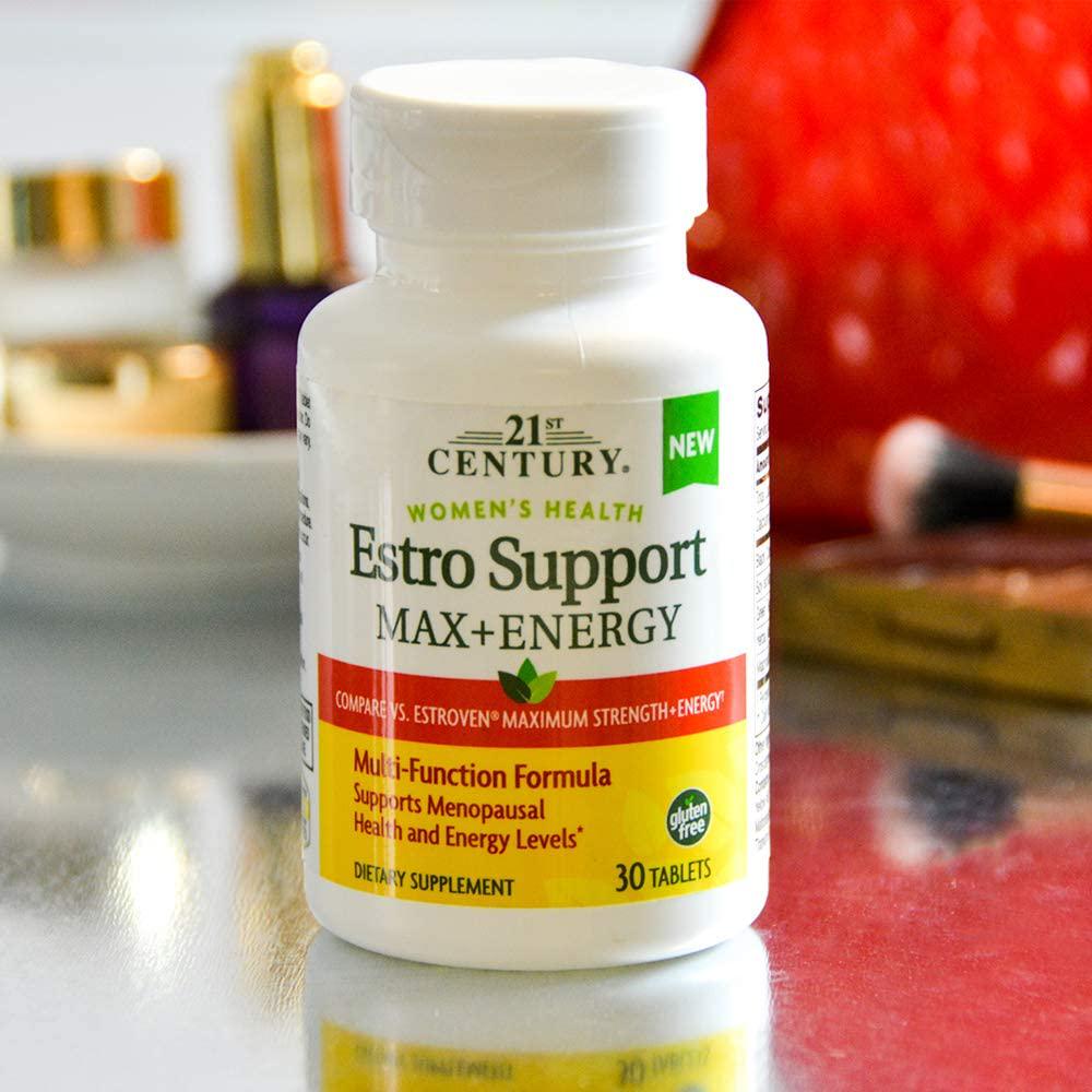 21st Century Estro Support Max + Energy, 30 Count