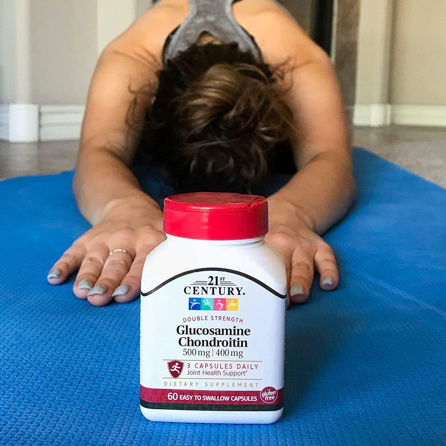 21st Century Glucosamine Chondroitin 500/400mg - Double Strength, cp 60 Count