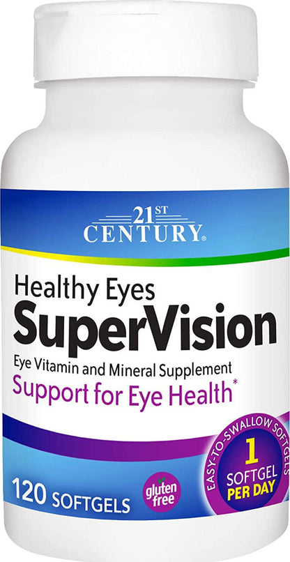 21st Century Healthy Eyes SuperVision Softgels, 120 Count