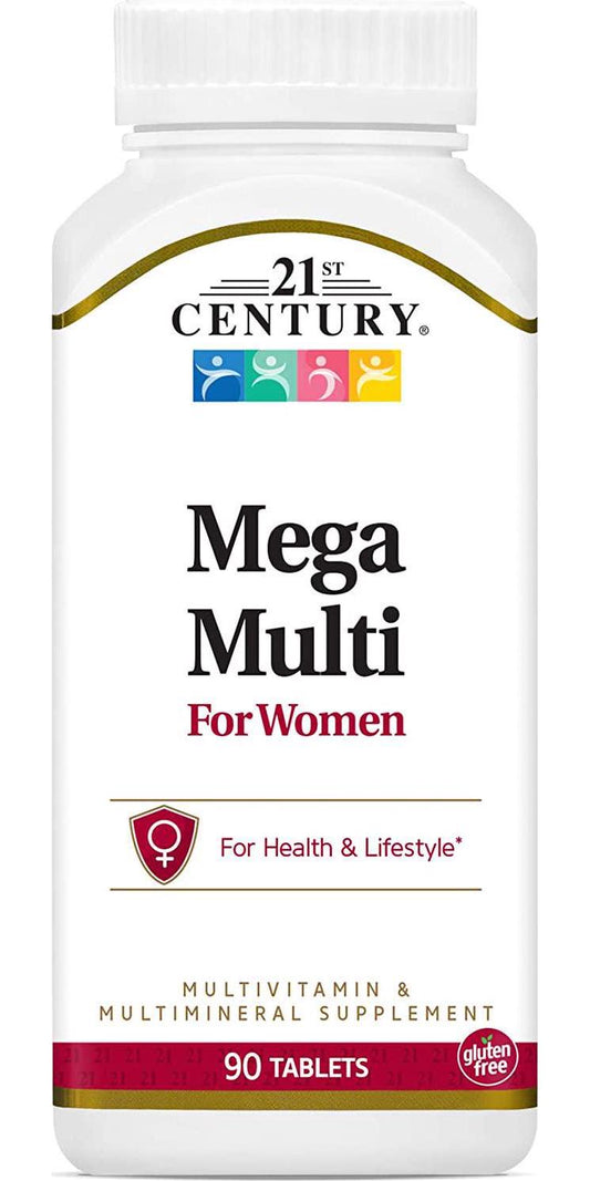 21st Century Mega Multi for Women Tablets, 90-Count (22659)
