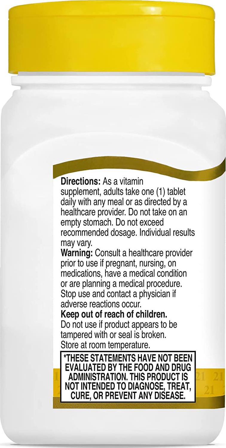 21st Century Niacinamide 500 mg Prolonged Release Tablets, 110 Count