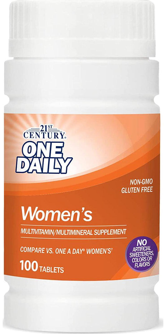 21st Century One Daily Women's Tablets, 100 Count