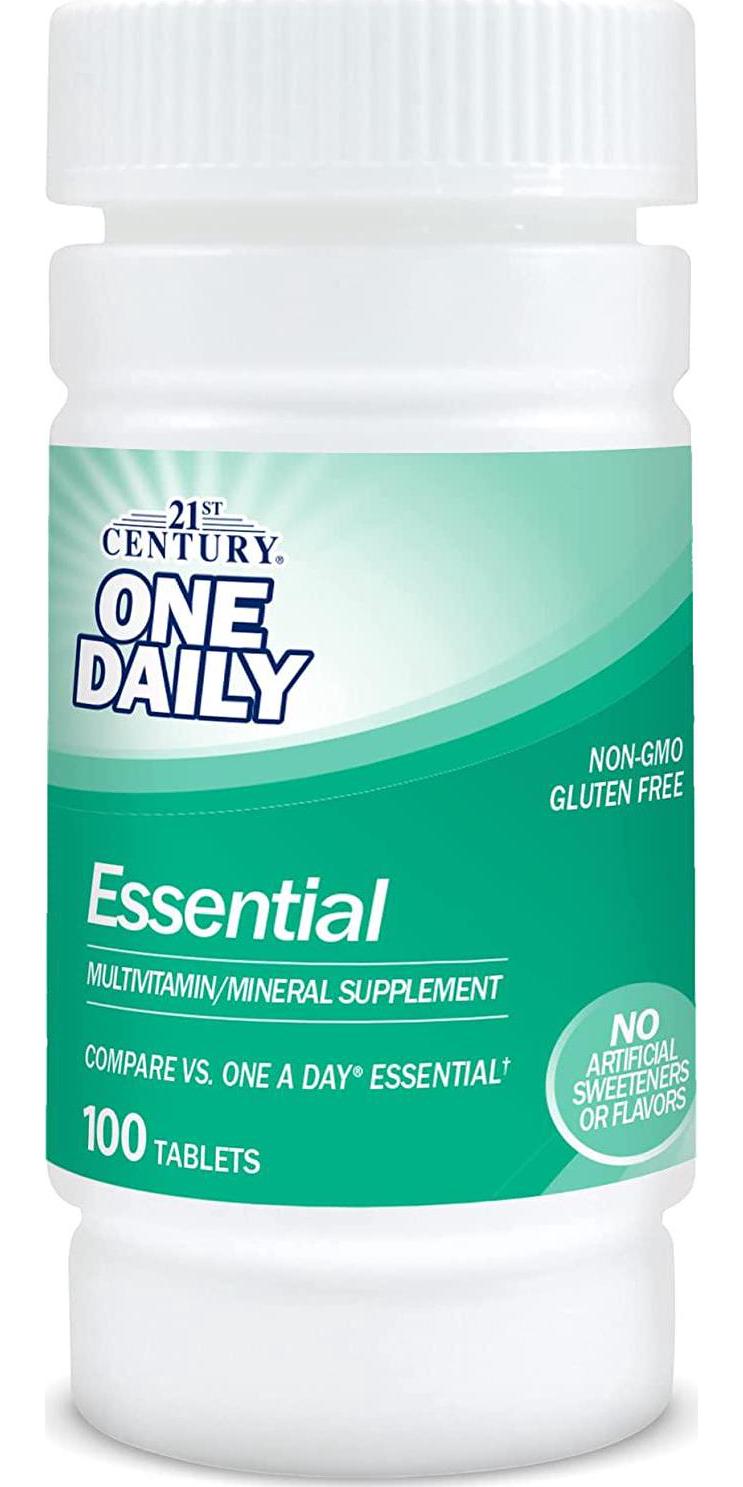 21st Century One Daily Essential Tablets, 100 Count