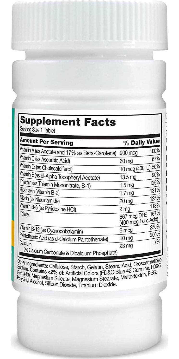 21st Century One Daily Essential Tablets, 100 Count