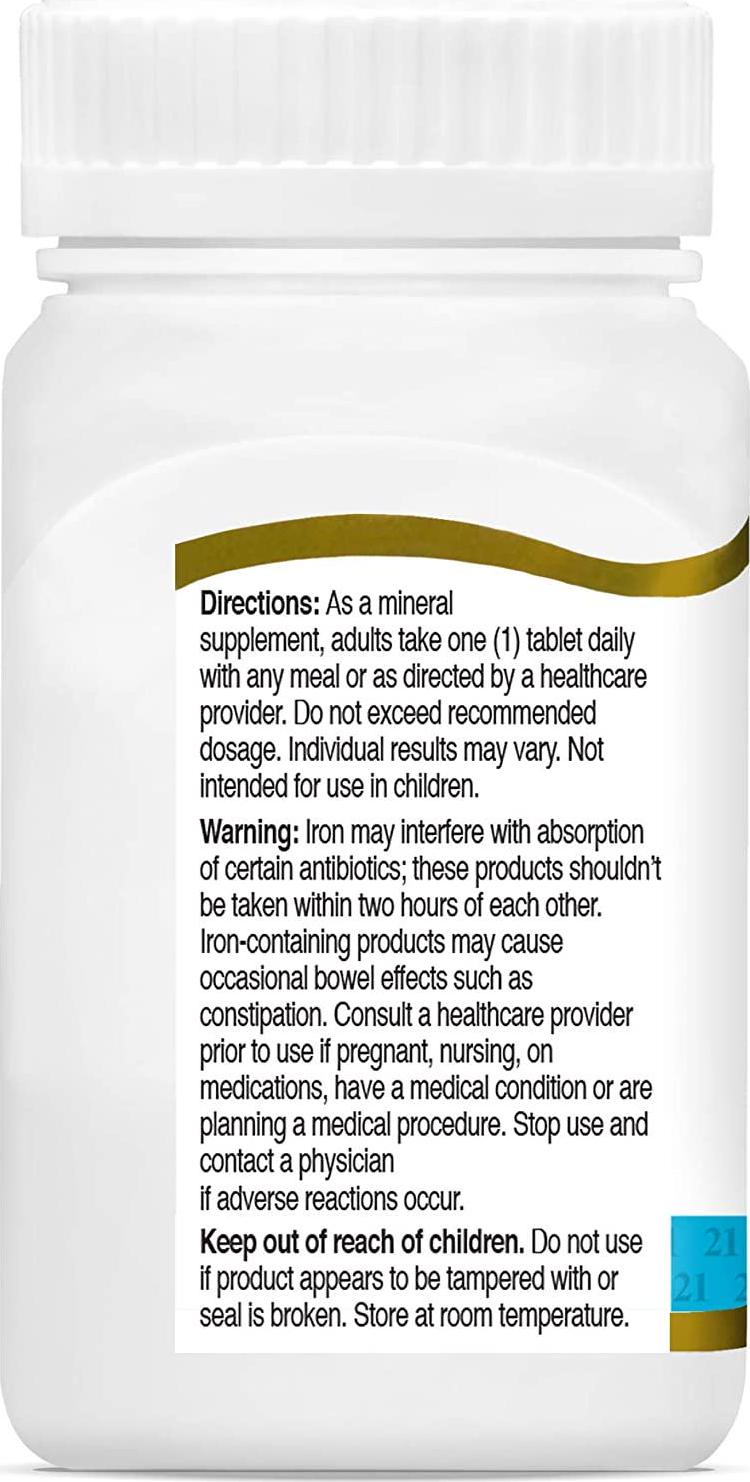 21st Century Slow Release Iron Tablets, 60 Count