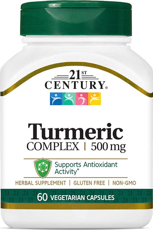 21st Century Turmeric Complex Vegetarian Capsules, 60 Count