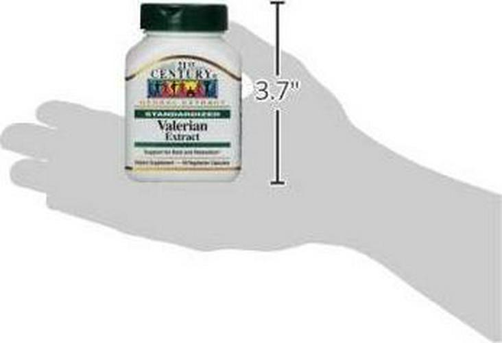 21st Century Valerian Extract Veg Capsules, 60 Count