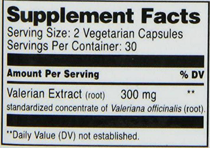 21st Century Valerian Extract Veg Capsules, 60 Count