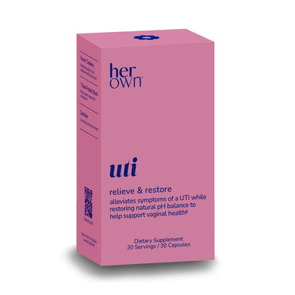 Her Own UTI Supplement Capsules, 30 Ct