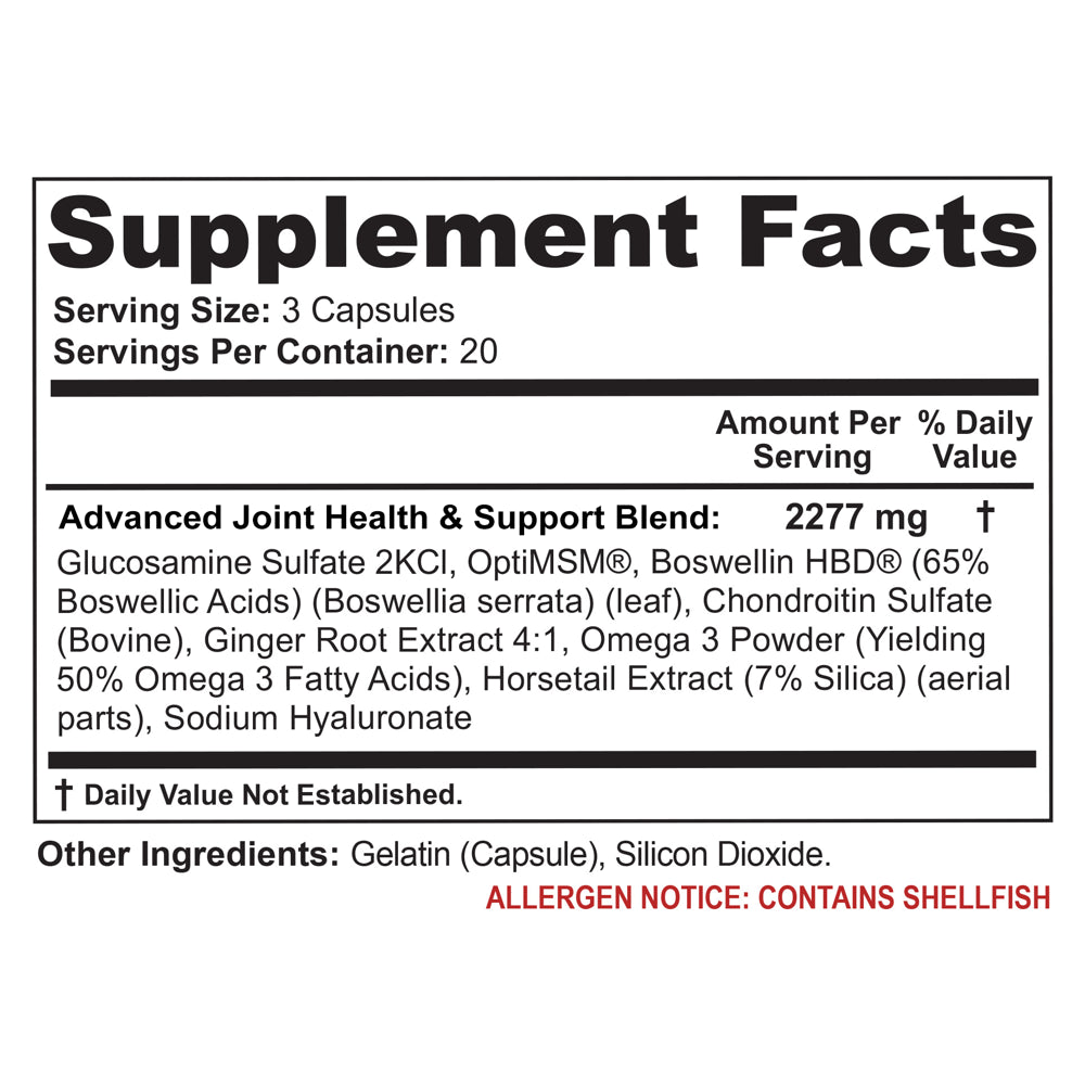 Flexacil Ultra (2-Pack) Better Joint Comfort, Flexibility with Glucosamine & Chondroitin, 60Ct Each