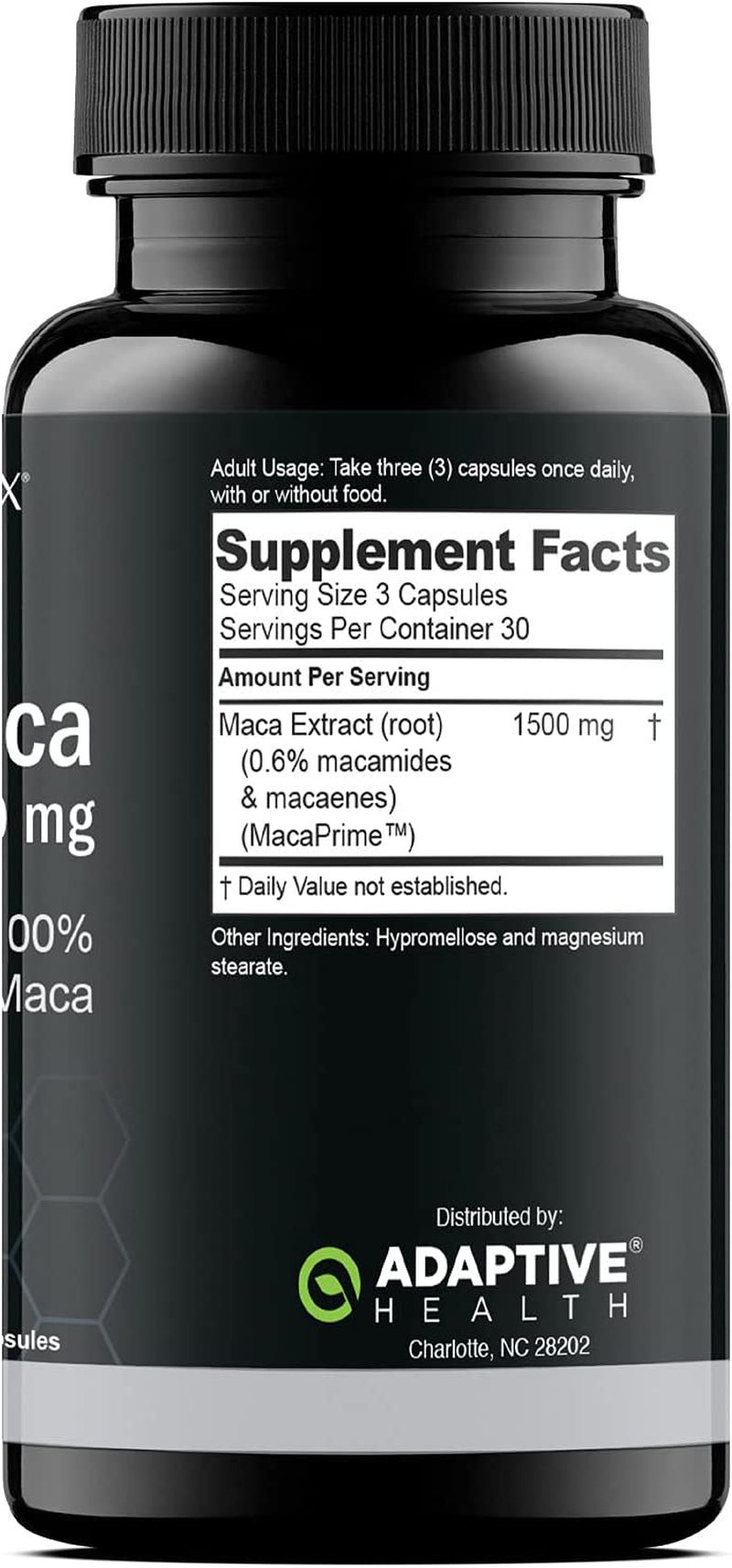 Nugenix Essentials Maca Root Powder Capsules - 1500Mg Genuine 100% Peruvian Maca Extract - 90 Count