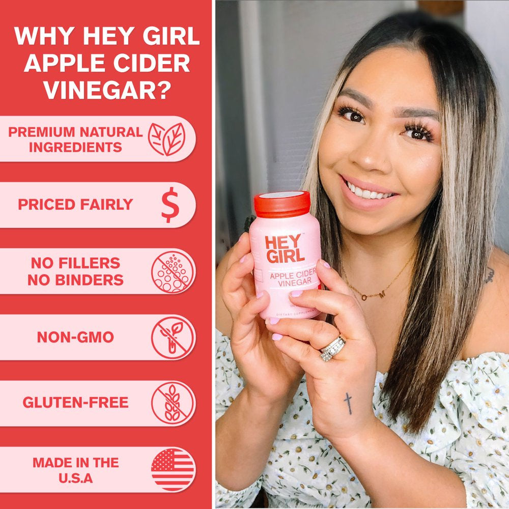 Apple Cider Vinegar Capsules with the Mother - 1560Mg Apple Cider Vinegar Pills with Cayenne Pepper - 120 ACV Supplement Capsules