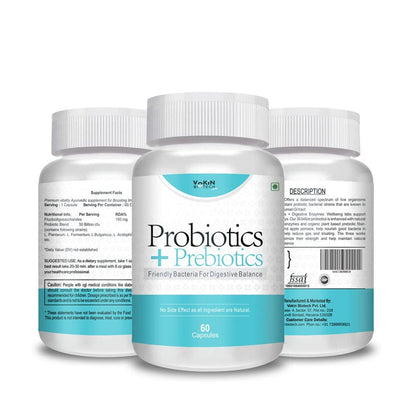 Bio Tech Prebiotics Supplement for Women & Men – 60 Capsules