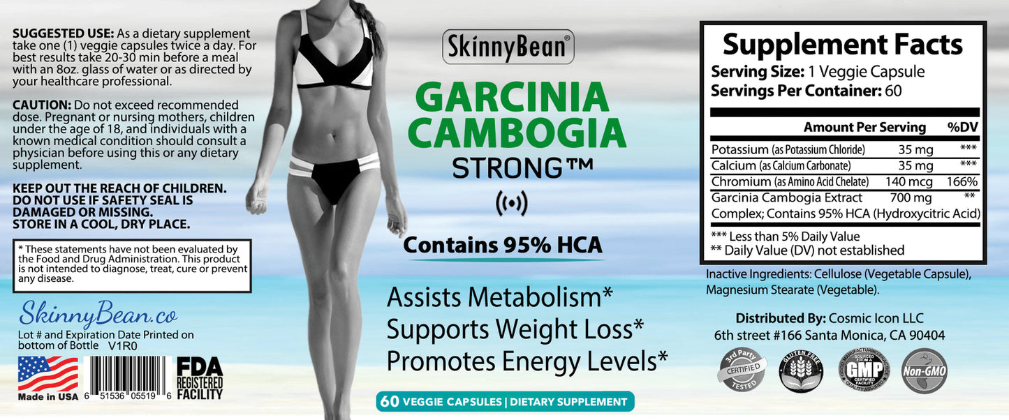 Garcinia Cambogia, Garcinia Supplement 95 HCA, Diet Pills, Fat Burner, Weight Loss Pills