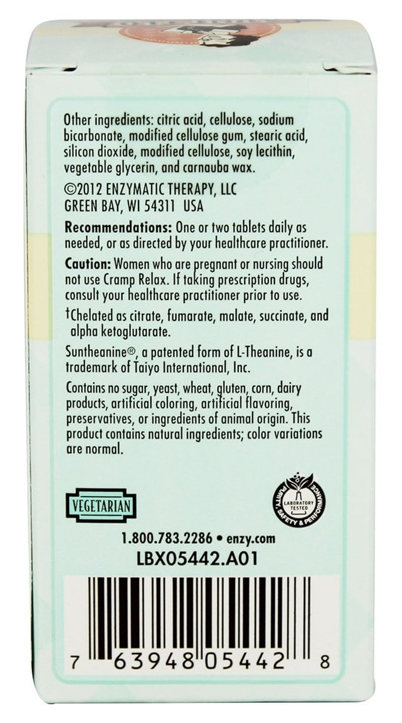 Enzymatic Therapy - Aunt Flo Cramp Relax - 20 Tablets