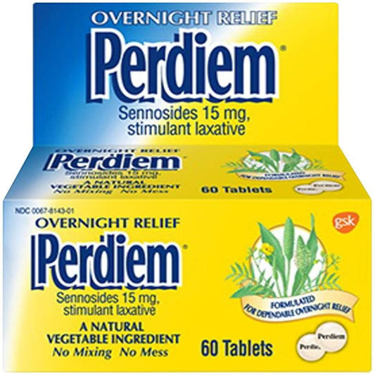 Perdiem Pills Overnight Relief 60 Each ( Pack of 4)