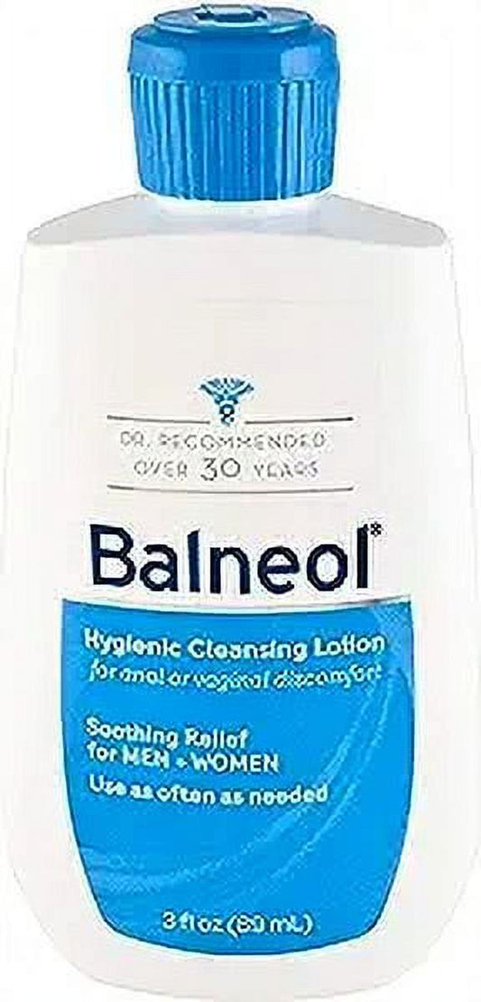 Balneol Hygienic Cleansing Lotion, Moisturize and Balance Ph, 3 Fl Oz