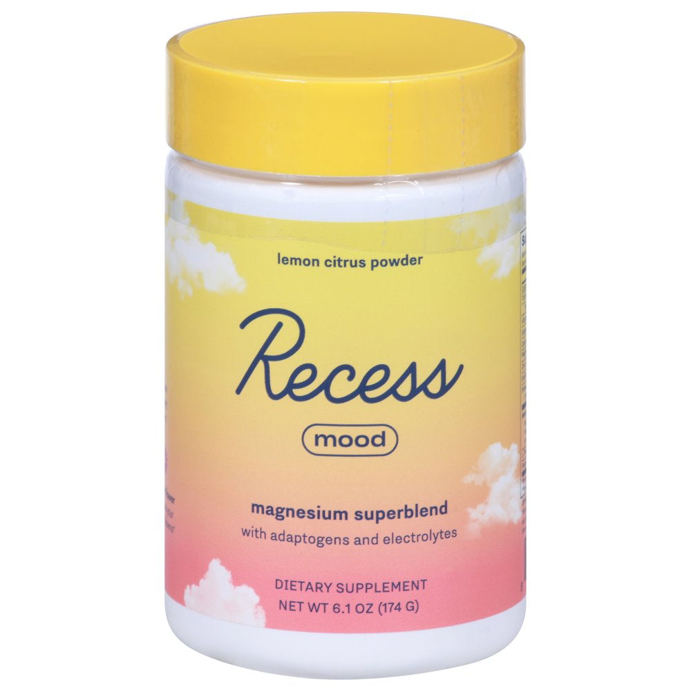 Recess: Mood Power Lemon Citrus, 6.2 Oz