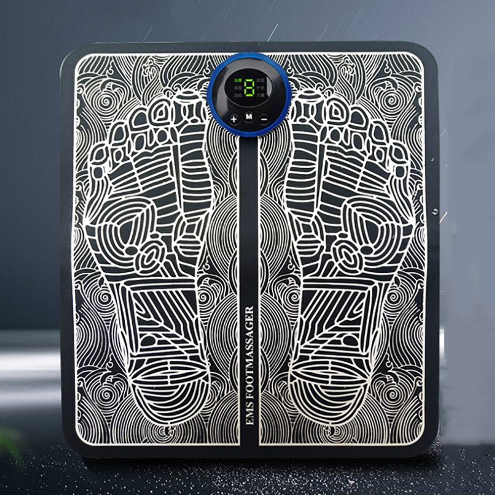 Electric Foot Massager EMS Feet Massage Machine Circulation Booster Feet Leg USB