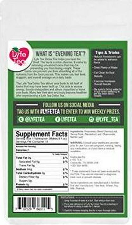 28 Day Detox Tea Only in Loose Leaf - Natural Cleanse Toxins, Soothes Digestion, Increases Energy, Boosts Metabolism, Helps Improve Health, Promotes Weight Loss