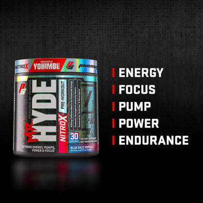 Prosupps Mr. Hyde Nitro X Intense Energy Pre-Workout Powder, Pixie Dust, 30 Servings