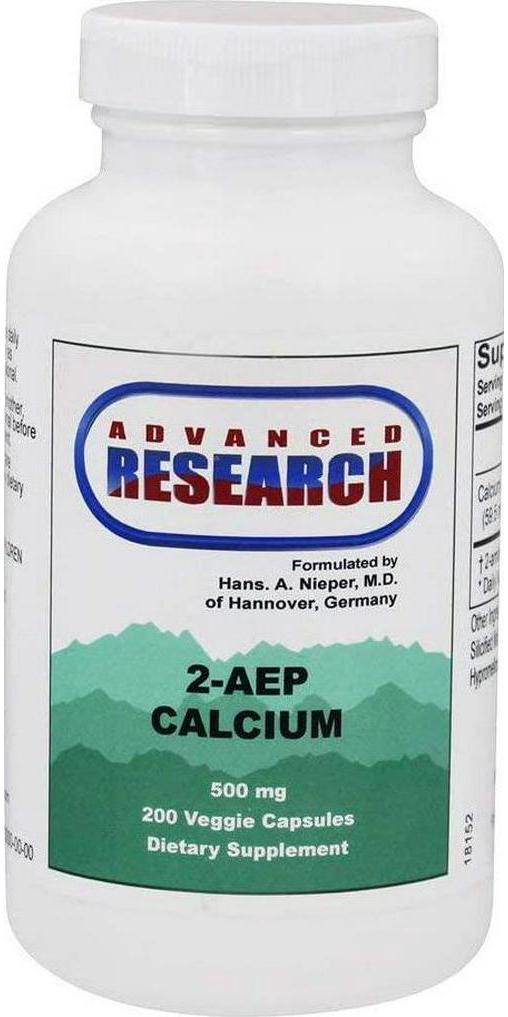2-Aep Calcium 500 Milligrams 200 Veg Capsules
