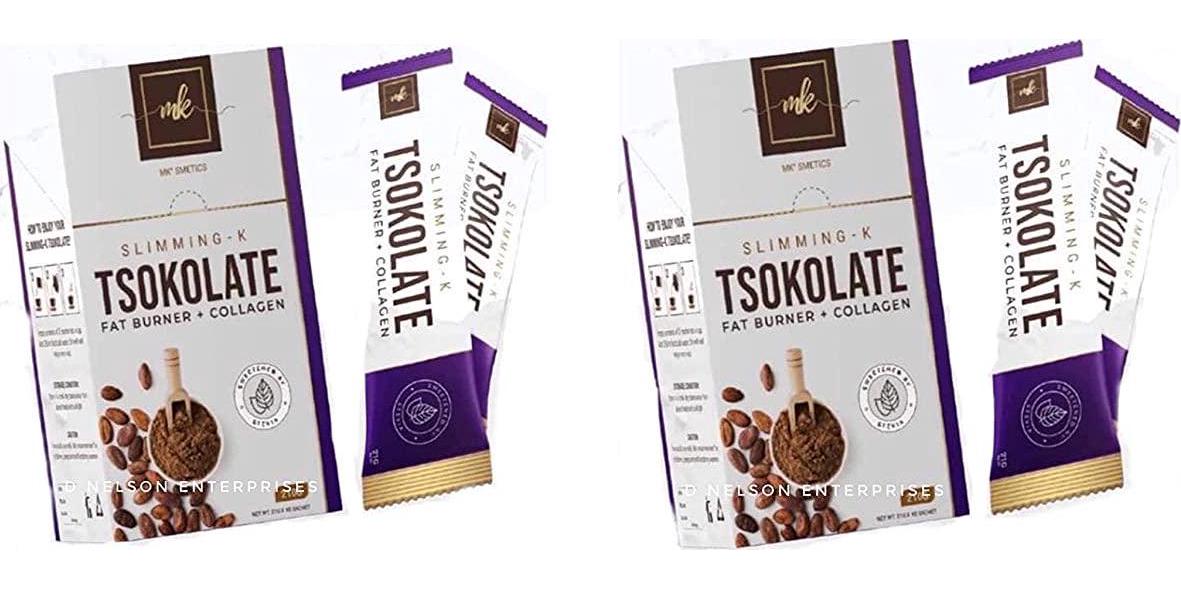 2 Boxes Slimming-K TSOKOLATE by Madam Kilay, Biotin + Collagen Mix Drink, 20 Sachets