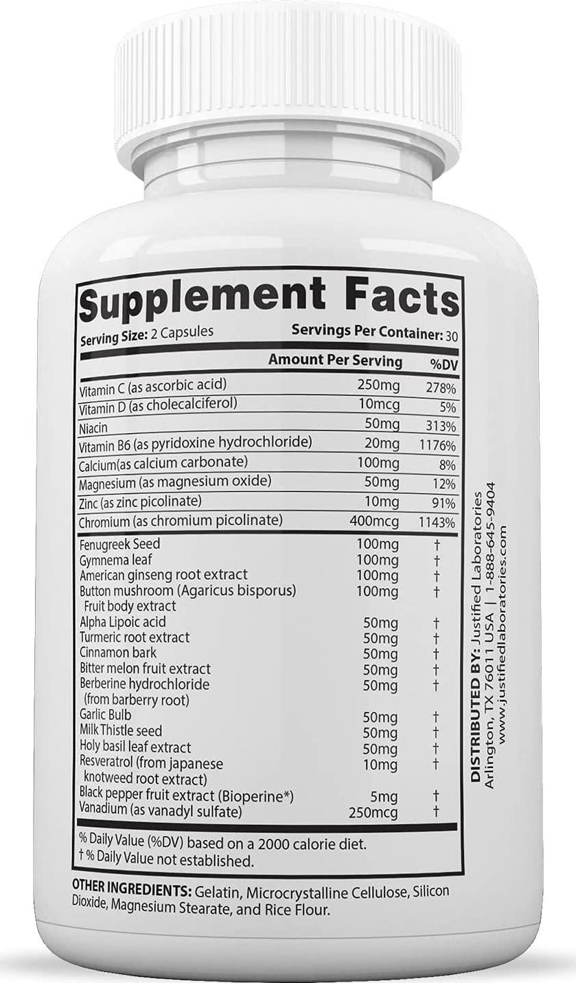 (2 Pack) Blood Balance Advanced Max Formula All Natural Blood Pressure Sugar Support Supplement Pills 120 Capsules - Nutricity.com.au