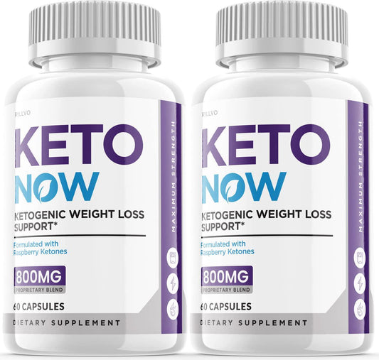 (2 Pack) Keto Now Pills Advanced Ketogenic Supplement (120 Capsules)