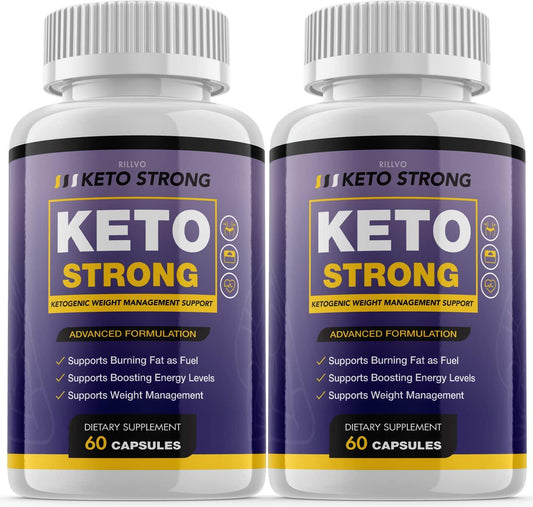 (2 Pack) Keto Strong XP Advanced Formula Ketosis Pills (120 Capsules)