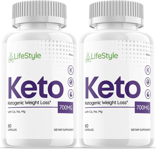 (2 Pack) Lifestyle Keto Pills Life Style Shark Ketogenic Tank (120 Capsules) - Nutricity.com.au