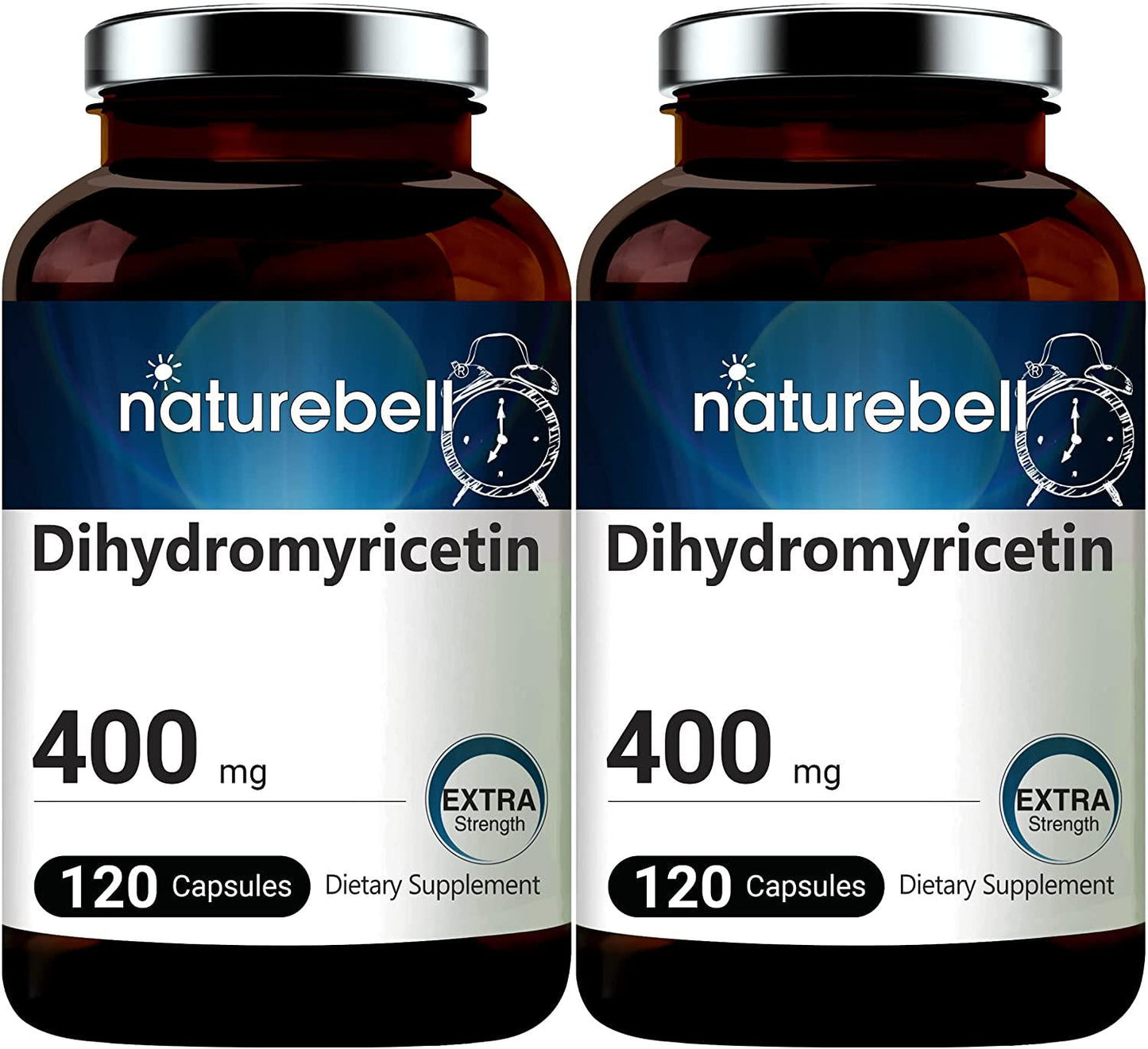 2 Pack NatureBell Dihydromyricetin DHM as Hovenia Dulcis Extract 400mg, 120 Capsules, Alcohol Consumption Support Supplement, No GMOs