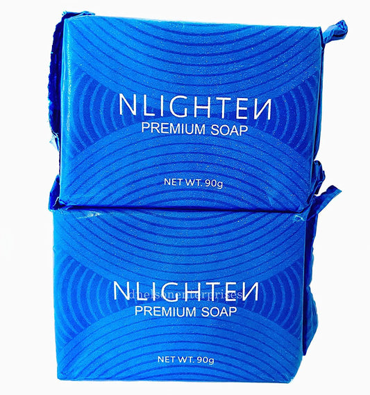 2 Pack Nworld Nlighten Premium Nourishing Bar with Collagen, Argan Oil and Aloe Vera, 90g