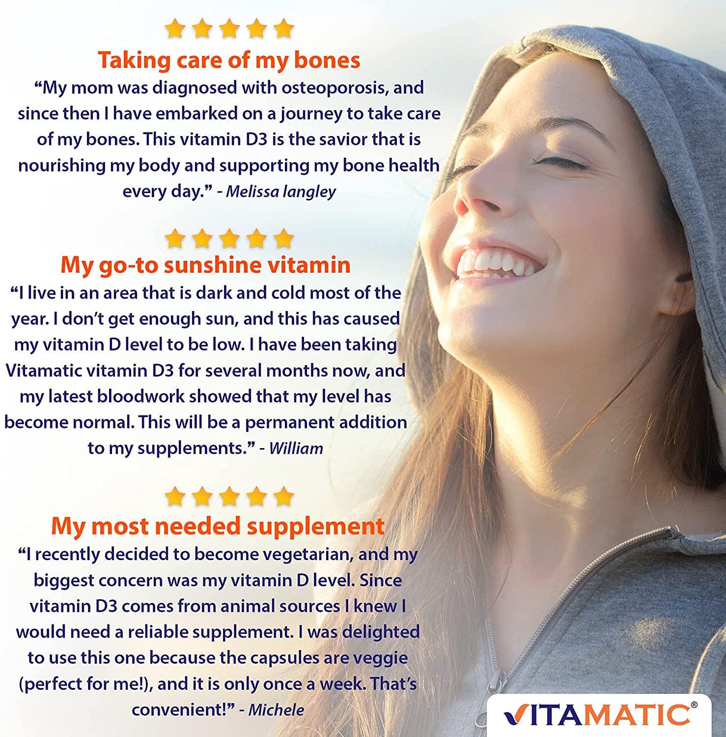 2 Pack - Vitamatic Vitamin D3 50,000 IU (as Cholecalciferol), Once Weekly Dose, 1250 mcg, 60 Veggie Capsules 1 Year Supply, Progressive Formula Helping Vitamin D Deficiencies (Total 120 Veg Capsules)