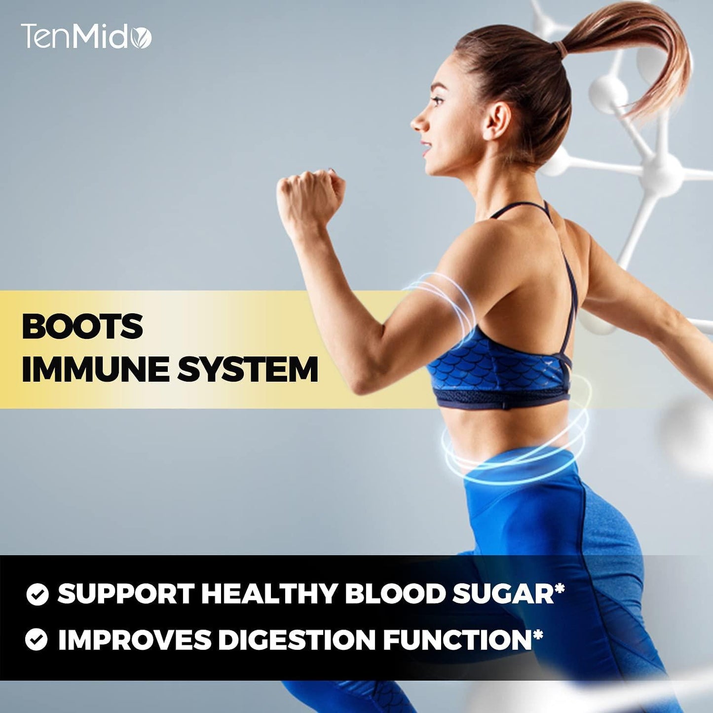 2 Packs Moringa Capsules 8530mg, 4 Months Supply and Turmeric, Ashwagandha, Ginger, Licorice, Black Pepper| Immune Support, Energy Booster|Multi Vitamin Oleifera Leaf Herb|Anti-Inflammatory Supplements