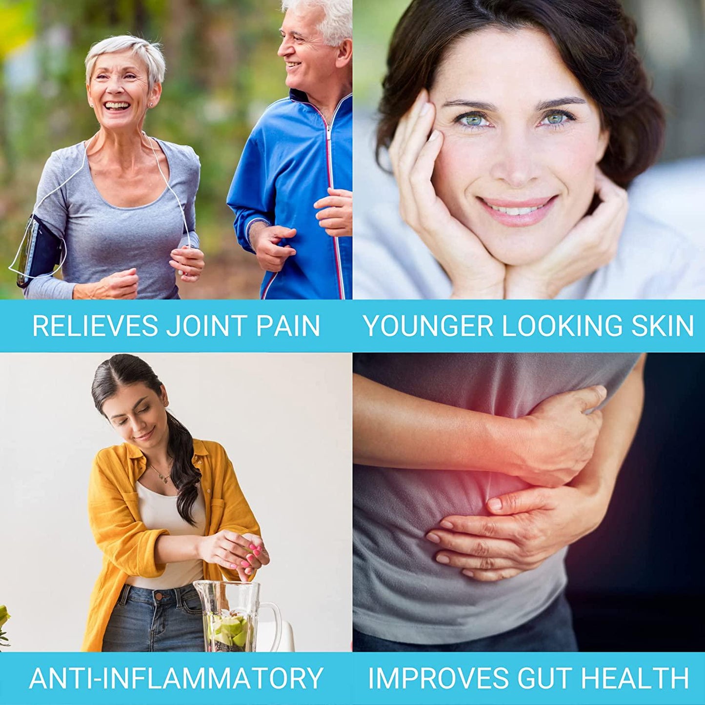 2 Tubs DeepMarine Collagen 100% Canadian Made Collagen Peptides, Wild-Caught Collagen Powder, Hydrolyzed Marine Collagen - 60 Day Supply - Gluten-Free, Tasteless, Odourless, Keto and Paleo Friendly