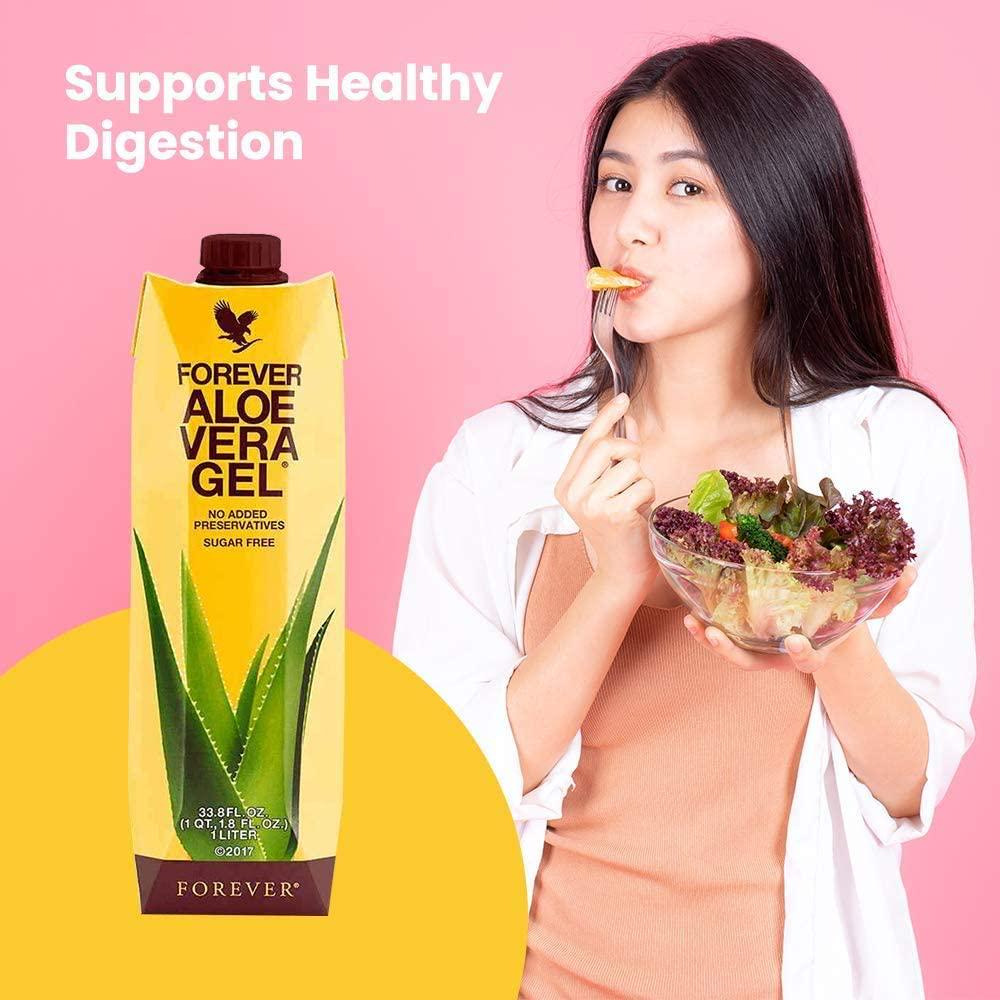 2 pack Aloe Vera Gel Drink immune system and Supports healthy digestion New