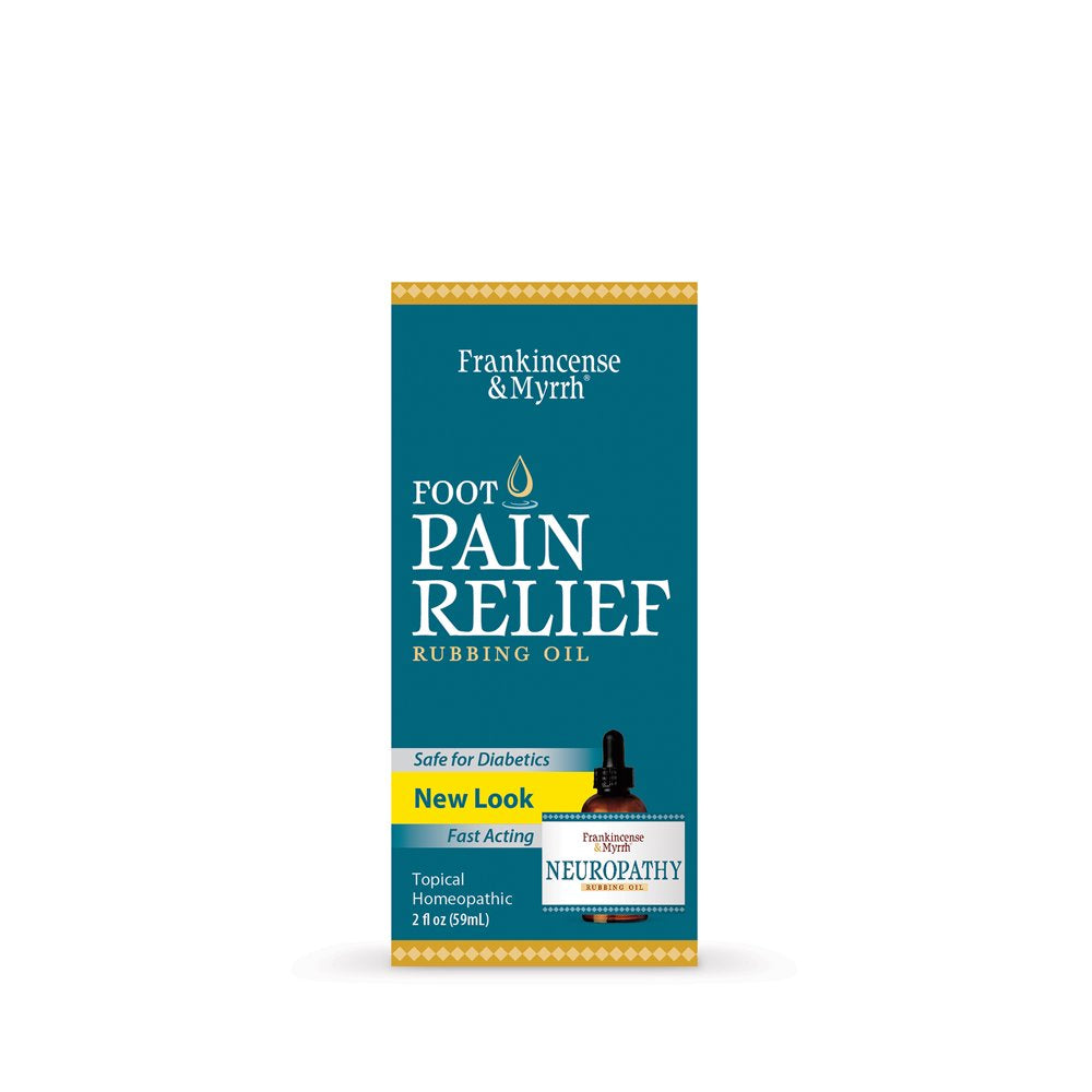 Frankincense & Myrrh Foot Pain Relief - Neuropathy Rubbing Oil, 2Fl Oz