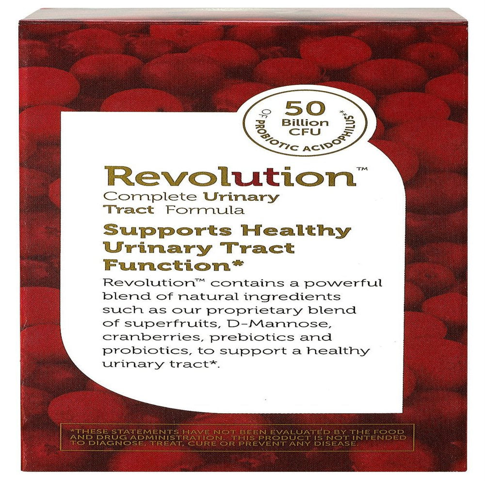 Zahlers UTI Revolution, Urinary Tract and Bladder Health, All Natural Cranberry Concentrate Pills Fortified with D-Mannose and Probiotics, Certified Kosher, 60 Caps