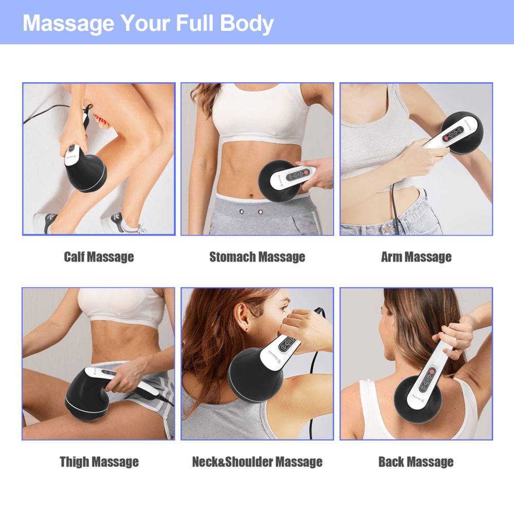 DS SAVORING Cellulite Massager, Body Sculpting Machine, Body Massager with 8 Massage Heads