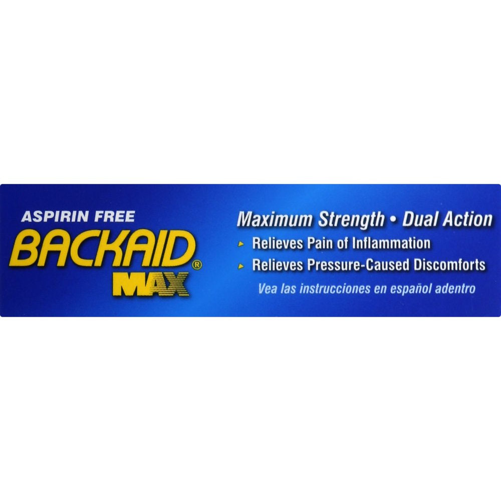 Backaid Maximum Strength Backache Pain Relief, Non Drowsy - 28 Pills, 2 Pack