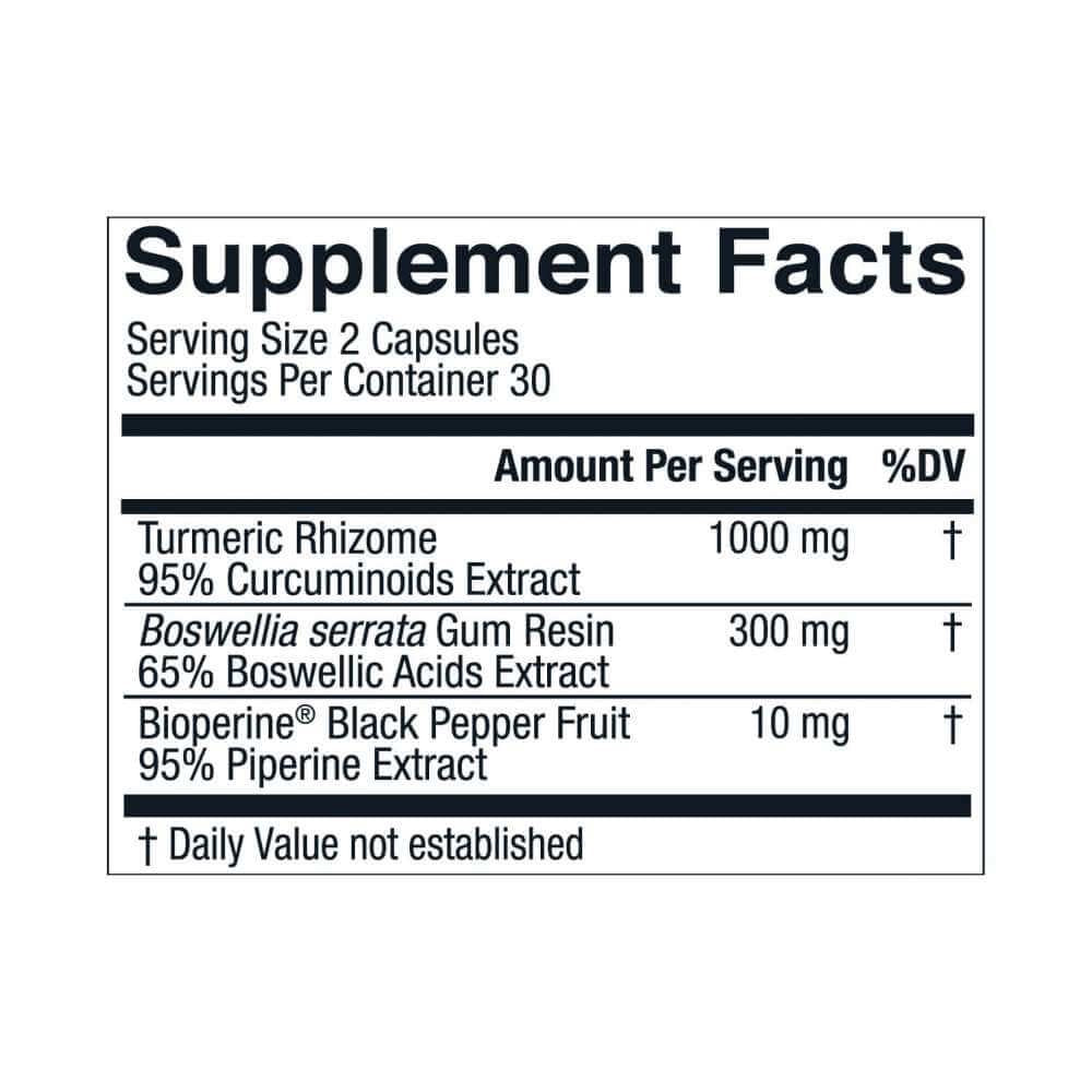 CURCUMIN+ - Turmeric Curcumin with Bioperine 95% Curcuminoids - Turmeric Curcumin Supplement for Brain, Heart & Joint Support - anti Inflammatory Supplement - Turmeric and Black Pepper - 60 Capsules