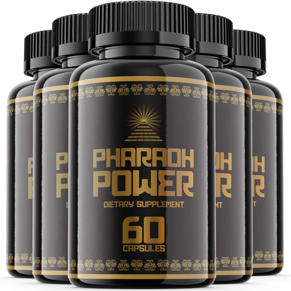 (5 Pack) Pharaoh Power - Dietary Supplement - 300 Capsules