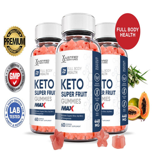 (3 Pack) Full Body Health Keto Max Gummies Dietary Supplement 180 Gummys - Nutricity.com.au