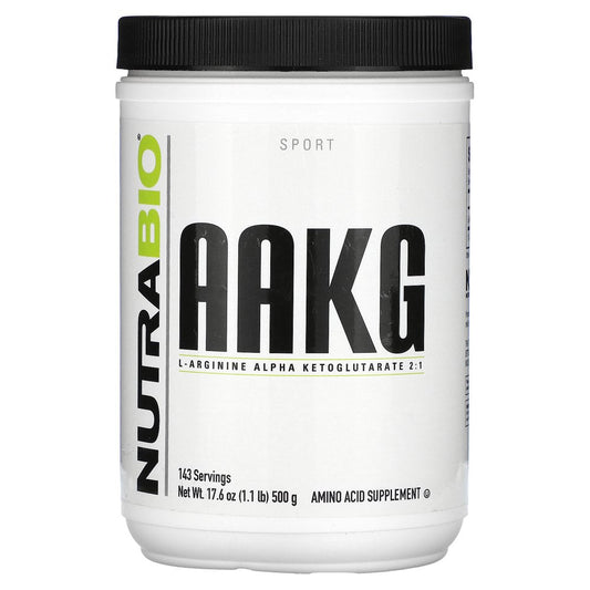 Nutrabio AAKG, 1.1 Lb (500 G)