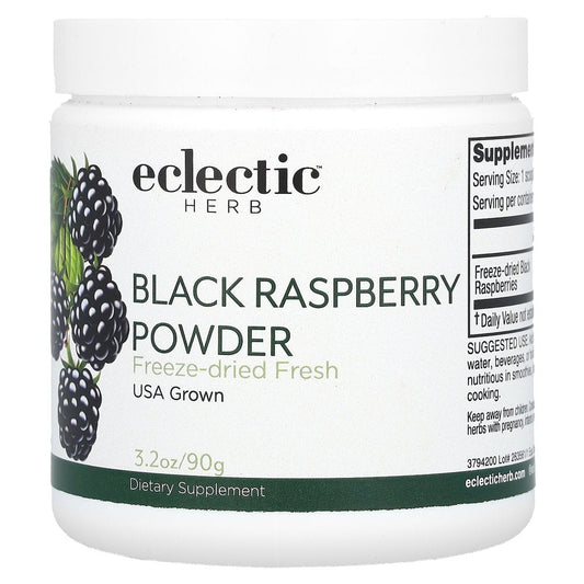 Eclectic Institute Herb, Black Raspberry Powder, 3.2 Oz (90 G)